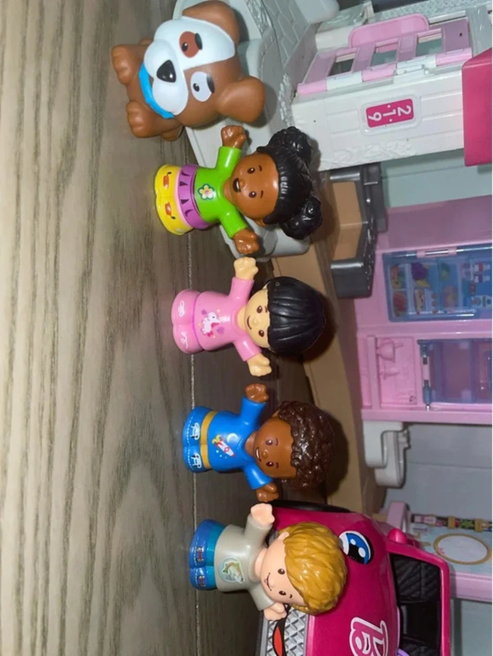 Barbie dream house with Barbie car